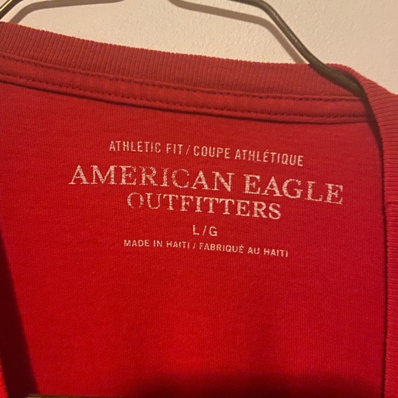 American eagle outfitters 🦅 Size Large Red and blue AE-77 - Picture 3 of 5